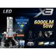 LED KIT X3 HEADLIGHT H4 6000LM 50W - 16930 47187