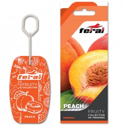 Αρωματικό Αυτοκινήτου Κρεμαστό Feral Fruity Collection Peach 1 Τεμάχιο - 19203 44024