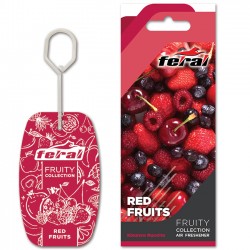 Αρωματικό Αυτοκινήτου Κρεμαστό Feral Fruity Collection Red Fruits 1 Τεμάχιο - 19211 40828