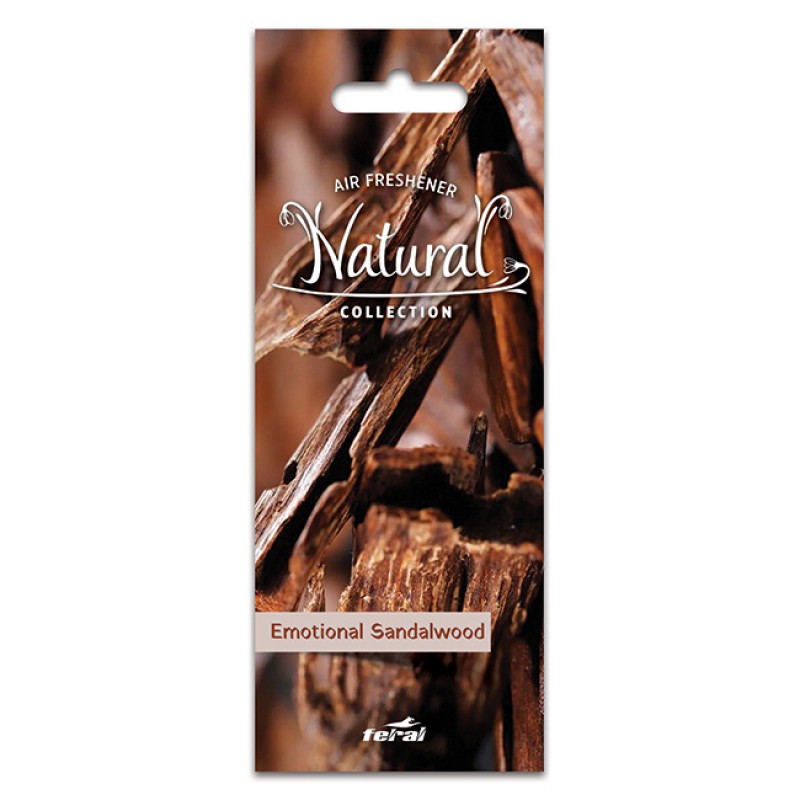 Αρωματικό Αυτοκινήτου Κρεμαστό Feral Natural Collection Sandalwood 1 Τεμάχιο - 19322 41572