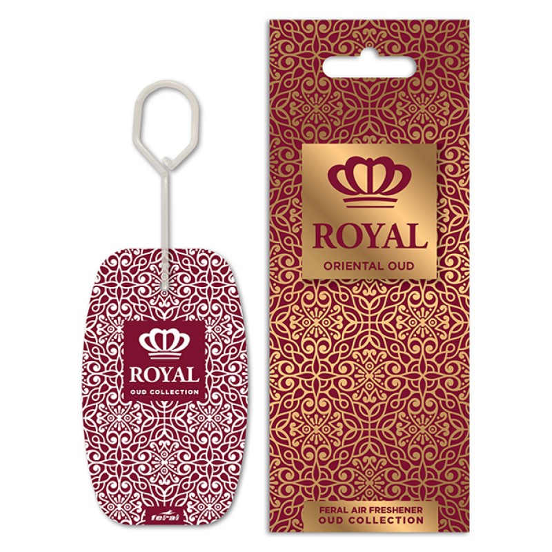 Αρωματικό Αυτοκινήτου Κρεμαστό Feral Royal Collection Oriental Oud 1 Τεμάχιο - 19365 47099