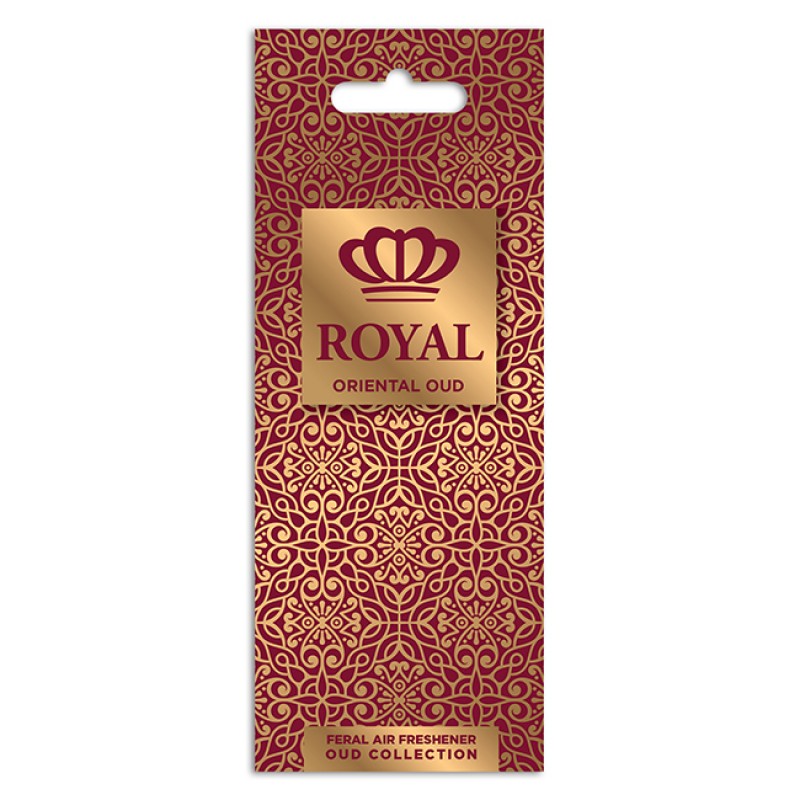 Αρωματικό Αυτοκινήτου Κρεμαστό Feral Royal Collection Oriental Oud 1 Τεμάχιο - 19365 47099