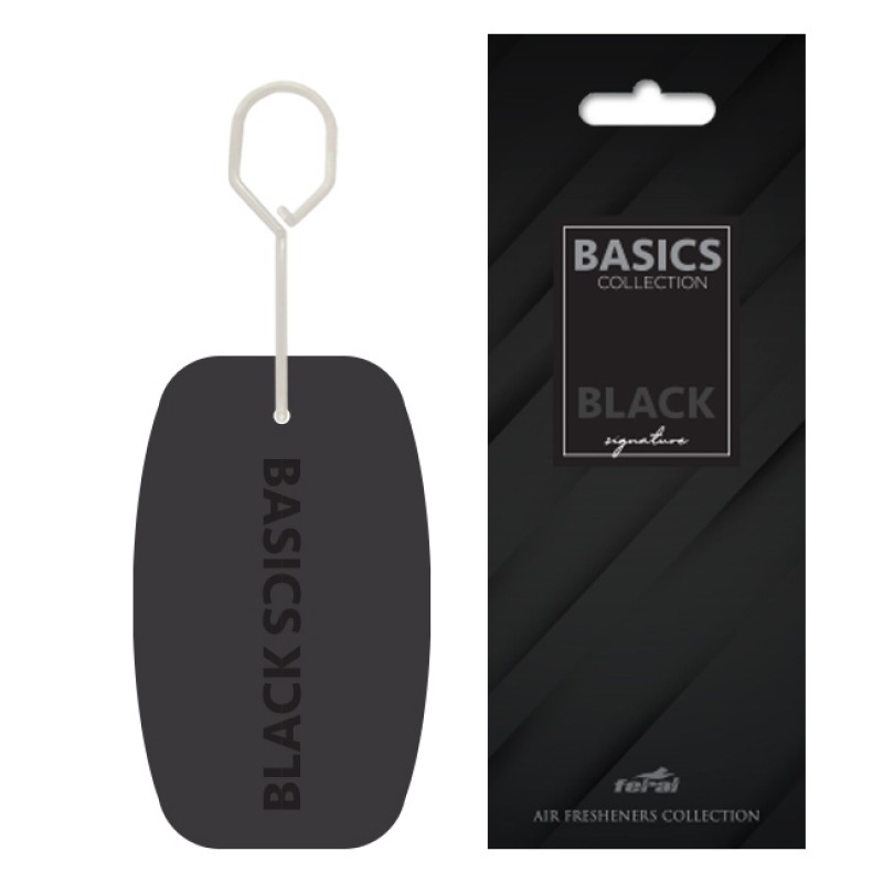 Αρωματικό Αυτοκινήτου Κρεμαστό Feral Basics Collection Black Signature 1 Τεμάχιο - 19385 48959