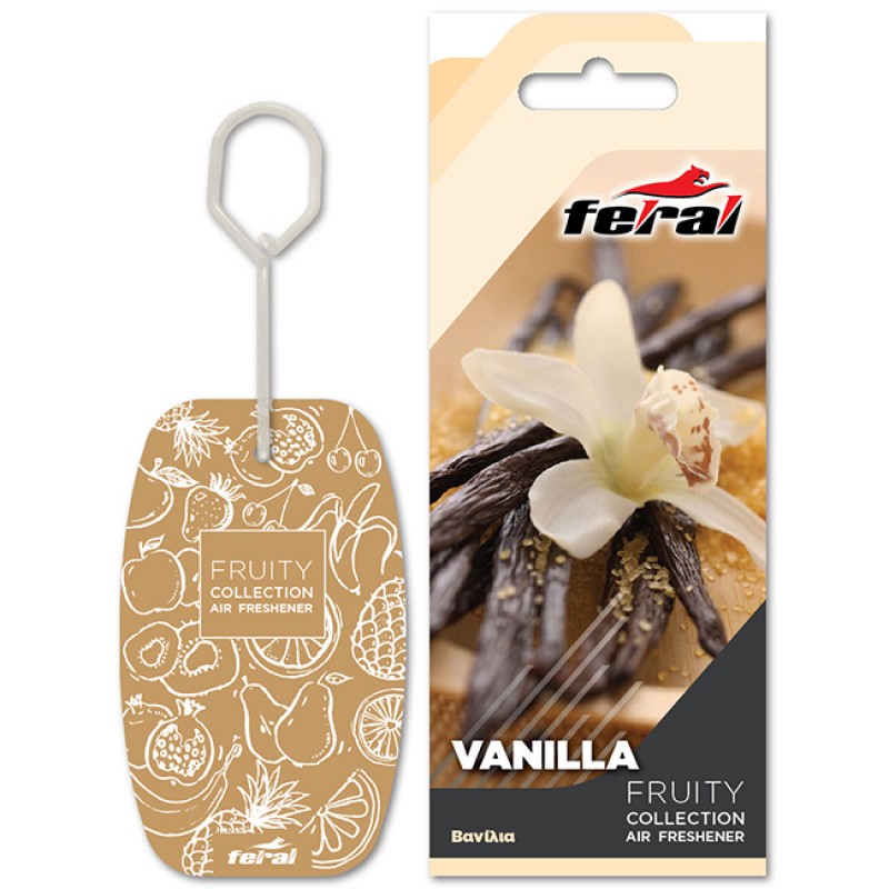 Σετ Αρωματικών Αυτοκινήτου Feral Fruity Collection Vanilla 3 Τεμάχια - 40222 48979