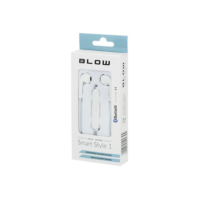 Ακουστικά Bluetooth 4.2 λευκά BLOW - DM-32-779