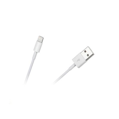 Καλώδιο USB - Lightning port (iPhone) 1m Λευκό - DM-1005