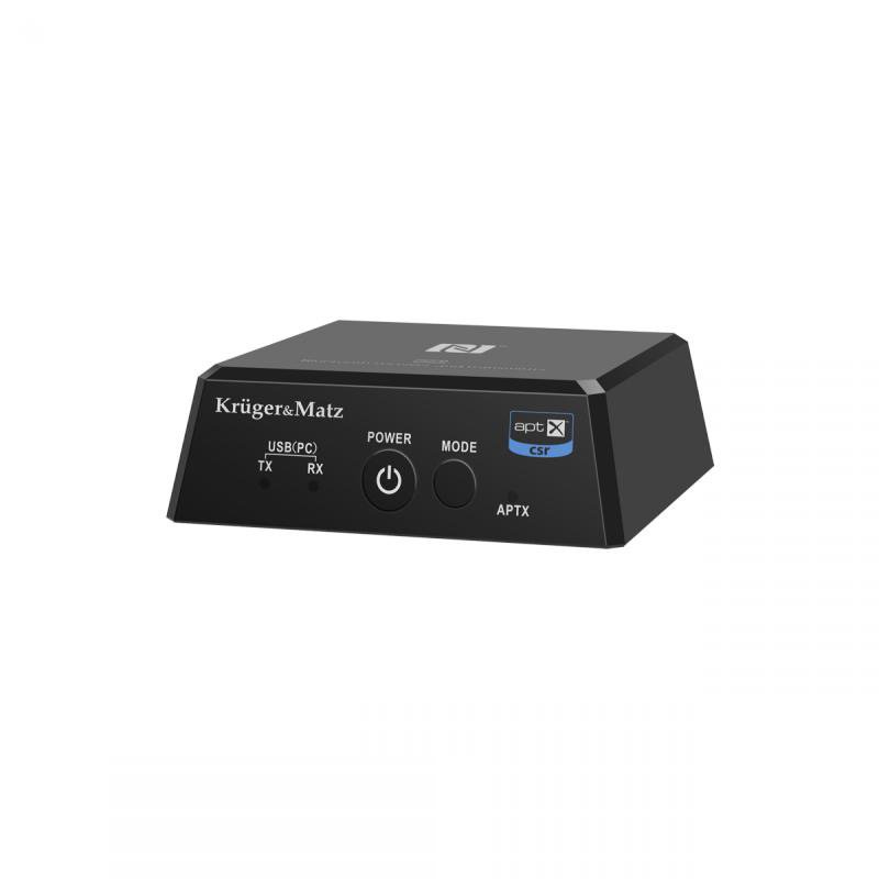 2σε1 Bluetooth HiFi Audio Δέκτης & Πομπός BT-1 Kruger&Matz - KM0352