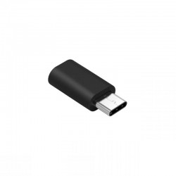 Αντάπτορας MicroUSB σε USB Type C black - GSM1001B