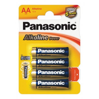 Panasonic μπαταρίες αλκαλικές AA 1,5V 4τμχ - PAN-LR6APB-4