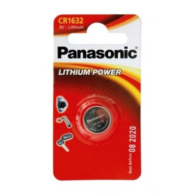 Panasonic CR1632 μπαταρία λιθίου 3V - PAN-CR1632L-1