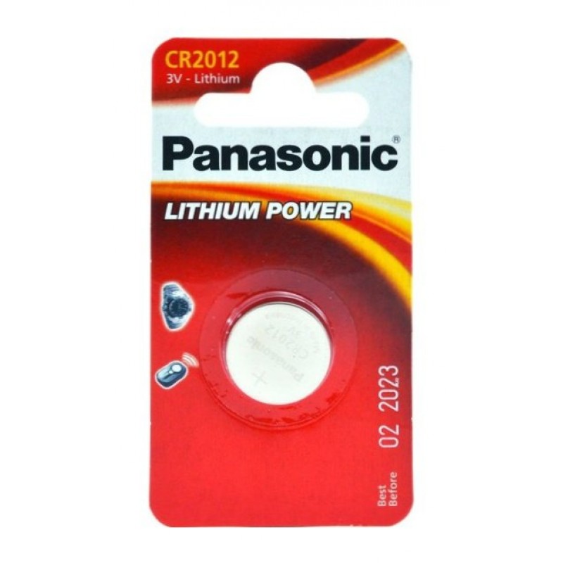 Panasonic CR2012 μπαταρία λιθίου 3V - PAN-CR2012EL-1