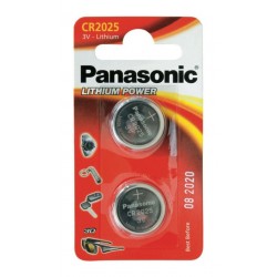 Panasonic CR2025 μπαταρίες λιθίου 3V 2τμχ - PAN-CR2025L-2