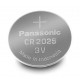 Panasonic CR2025 μπαταρίες λιθίου 3V 2τμχ - PAN-CR2025L-2