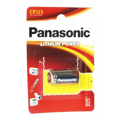 Panasonic CR123A μπαταρία λιθίου 3V - PAN-CR123AL-1