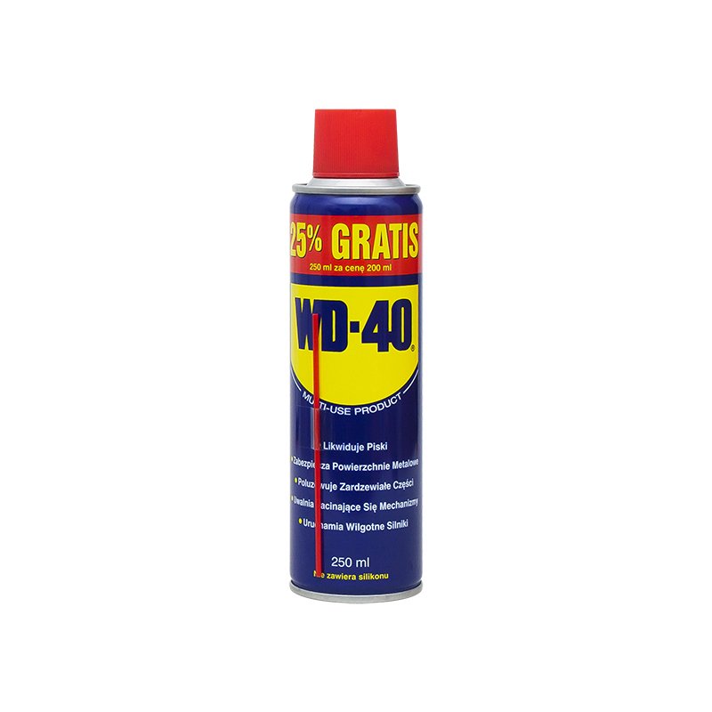 Spray αντισκωριακό WD40 250ML STRAW - WD-40 250ML STRAW