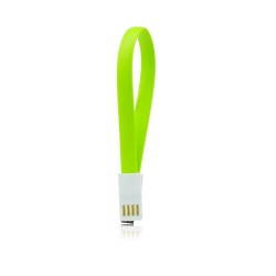 USB Καλώδιο για iPhone-με μαγνήτη 5/5C/5S/6/6+ 20cm πράσινο